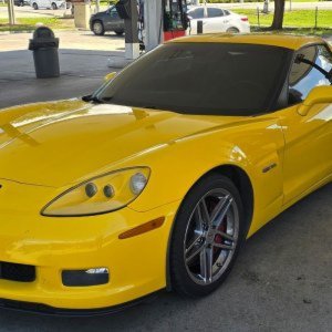 2007 Z06 Yellow Corvette